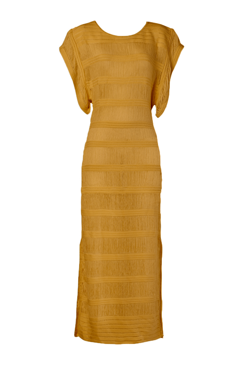 Naufragio Dress Gold