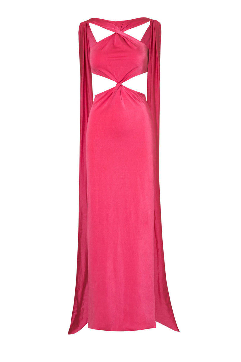Ribera Maxi Dress Flamingo - BAOBAB 